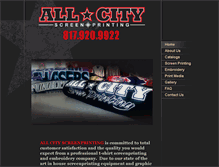 Tablet Screenshot of allcitytshirts.com